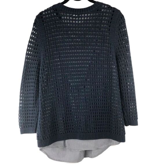 Christopher & Banks Blue Sweater Shirt size Medium - Picture 2 of 5